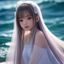 用户追漫少女阿柚头像，活泼可爱的年轻女生侧脸，温暖背景光